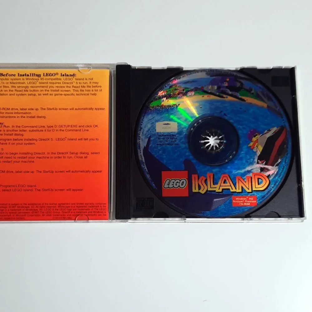 LEGO Island + LEGO Loco PC CD-ROM Lot 2 Vintage Games Tested Complete